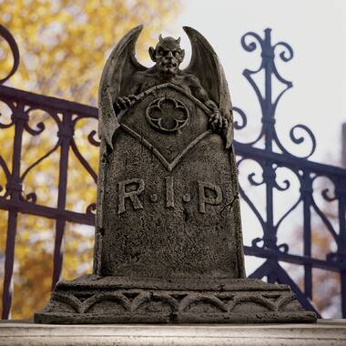 The Vampire Demon Tombstone Statue